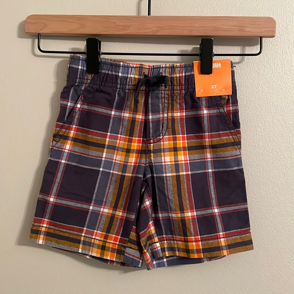 Gymboree Boys Plaid Shorts NWT size 2